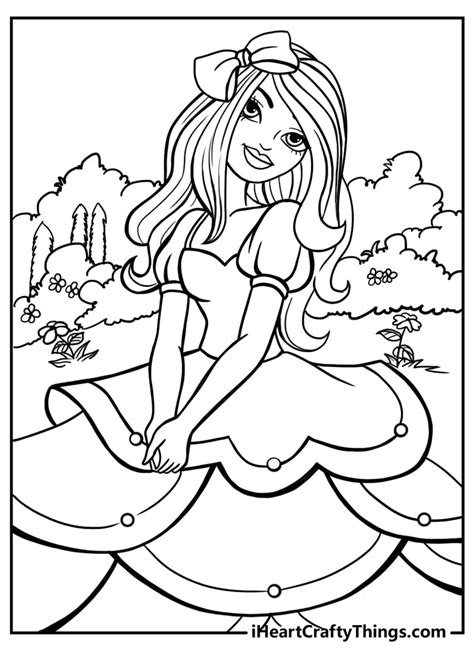 Free Printable Barbie Colouring Pages
