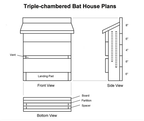 Free Printable Bat House Plans