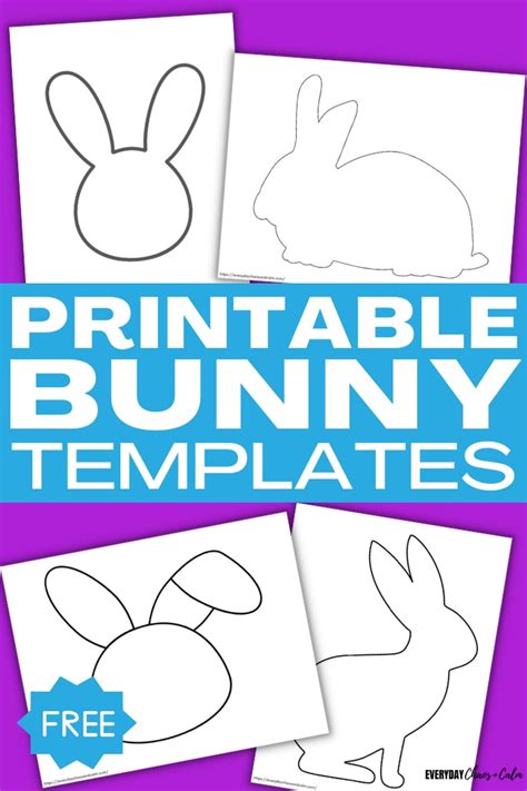 Free Printable Bunny