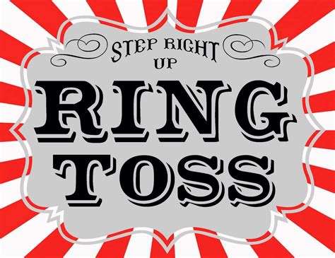 Free Printable Carnival Signs