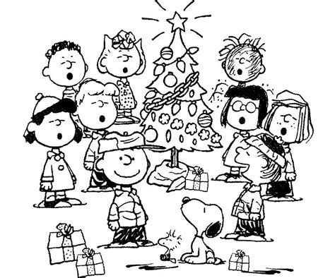 Free Printable Charlie Brown Christmas Coloring Pages