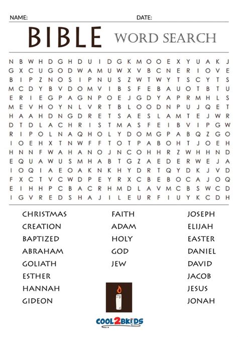 Free Printable Christian Word Search
