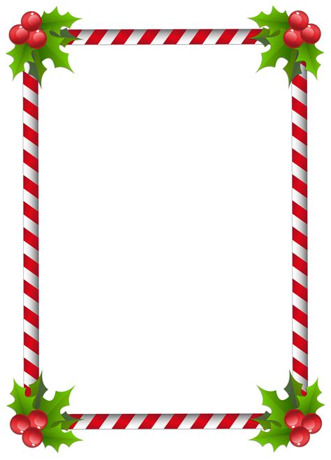 Free Printable Christmas Borders For Letters