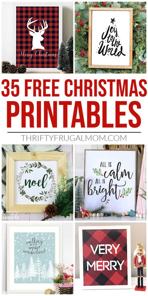 Free Printable Christmas Decor