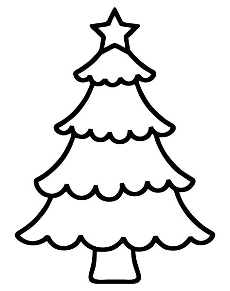 Free Printable Christmas Tree Template