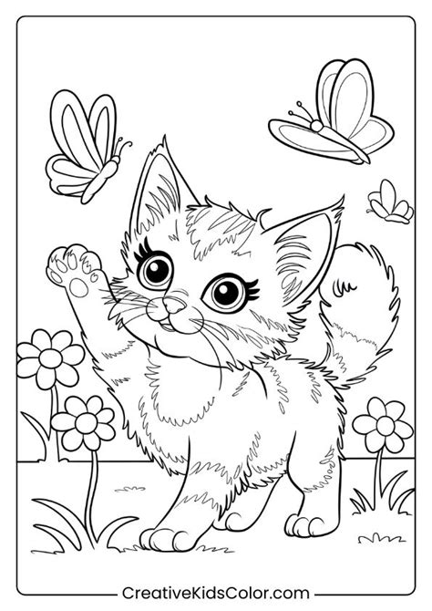 Free Printable Coloring Pages Kittens