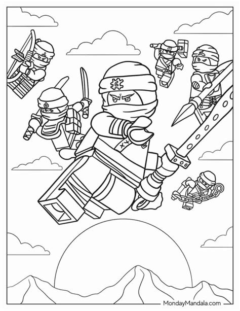 Free Printable Coloring Pages Ninjago