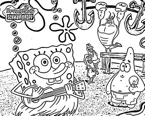 Free Printable Coloring Pages Spongebob