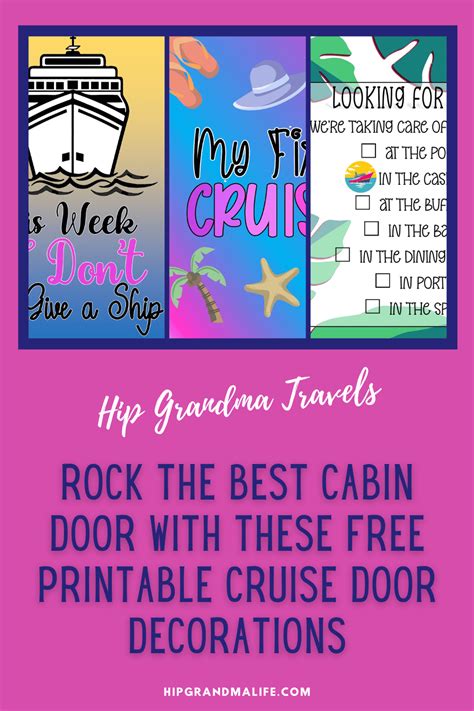 Free Printable Cruise Door Decorations