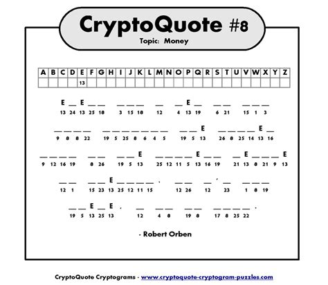 Free Printable Cryptogram Printable