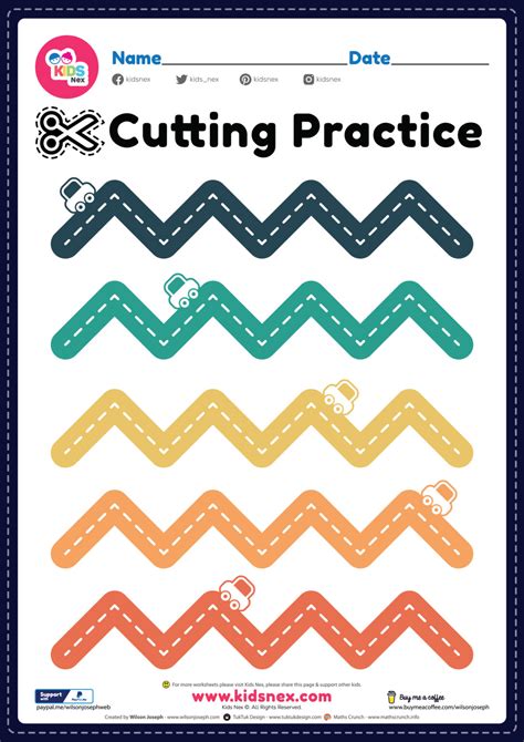Free Printable Cutting Practice Pages