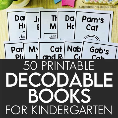 Free Printable Decodable Books For Kindergarten