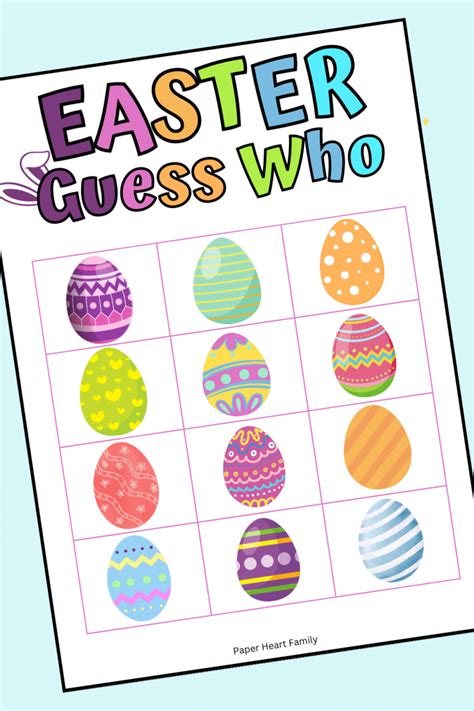 Free Printable Easter Games