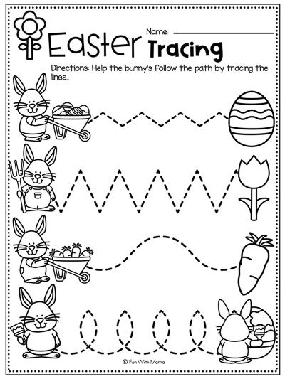 Free Printable Easter Worksheets For Preschoolers