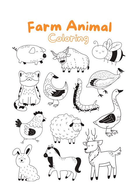 Free Printable Farm Animals
