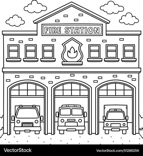 Free Printable Fire Station Picture Frames To Color