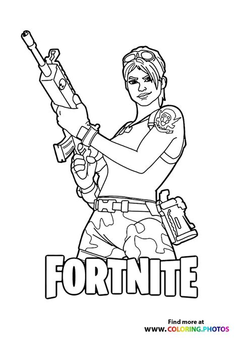 Free Printable Fortnite Coloring Pages