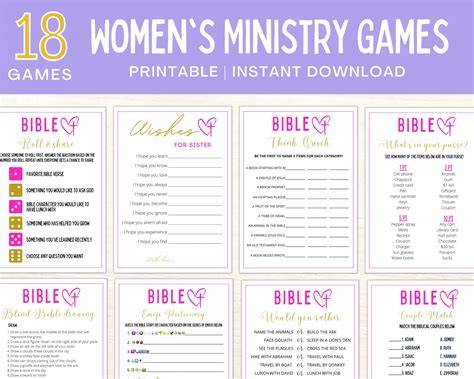 Free Printable Games For Womens Ministry