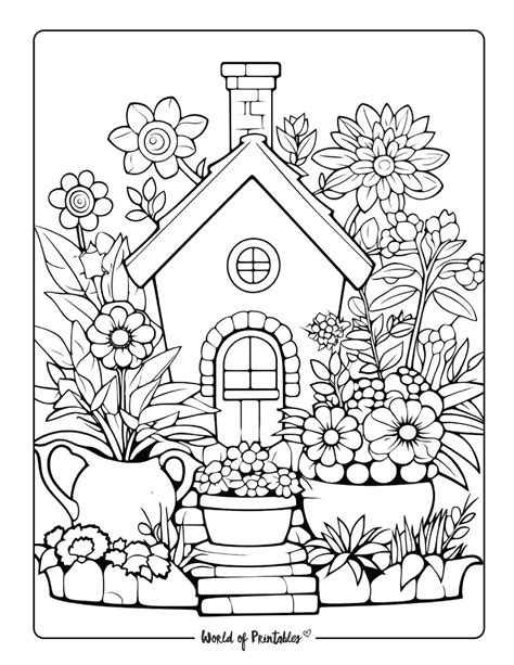Free Printable Gardening Coloring Pages