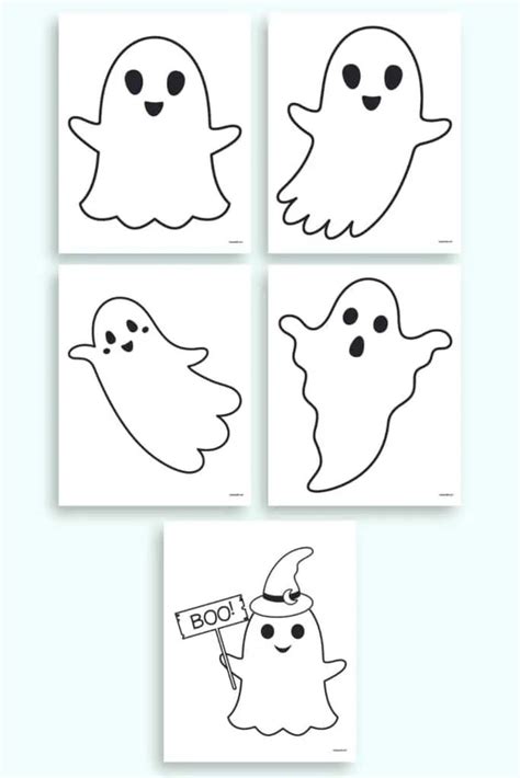 Free Printable Ghost Templates