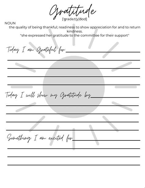 Free Printable Gratitude Activities Worksheets