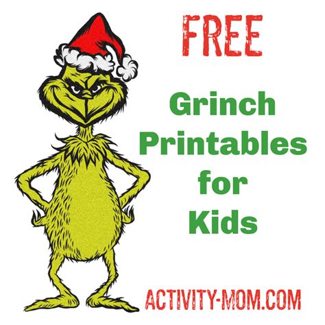 Free Printable Grinch