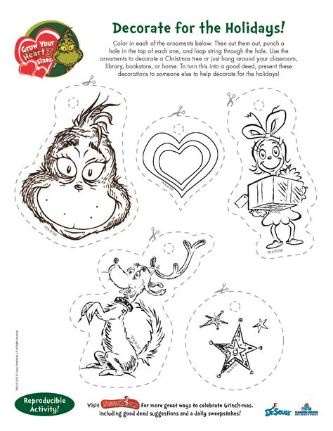Free Printable Grinch Templates