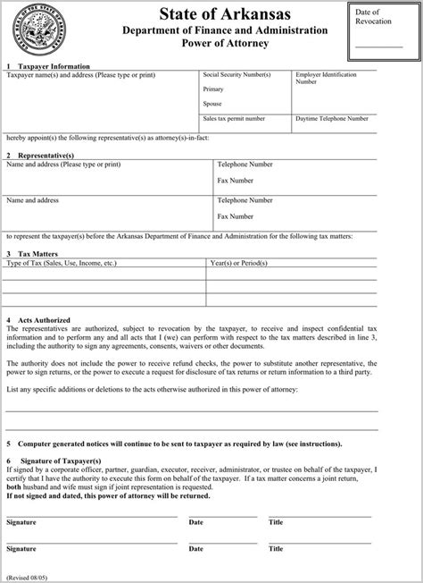 Free Printable Guardianship Forms Arkansas