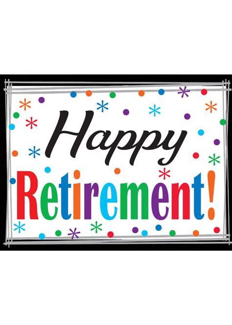 Free Printable Happy Retirement Signs
