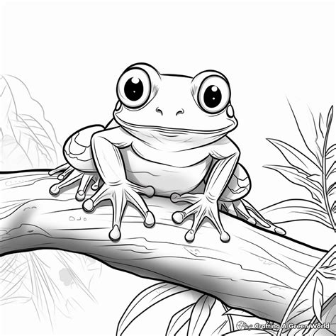 Free Printable How To Draw A Tree Frog