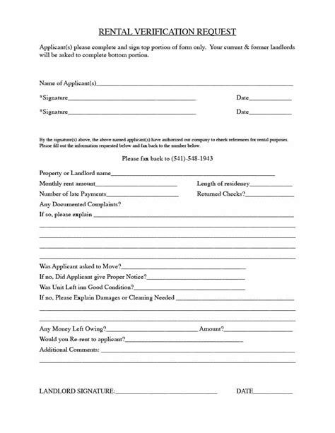 Free Printable Landlord Forms