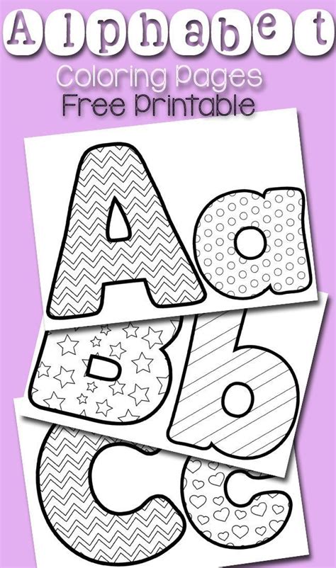 Free Printable Letter Coloring Pages