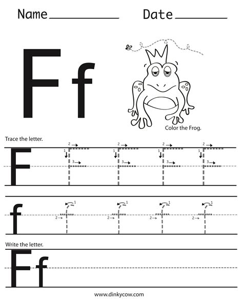 Free Printable Letter F