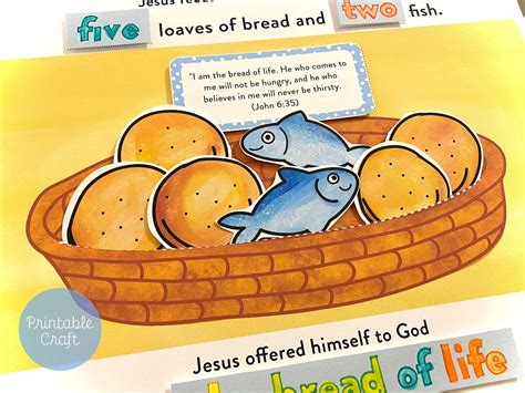 Free Printable Loaves And Fishes Craft Activity