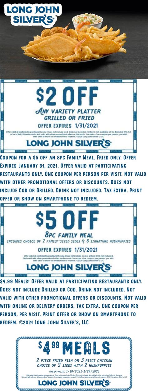 Free Printable Long John Silvers Coupons