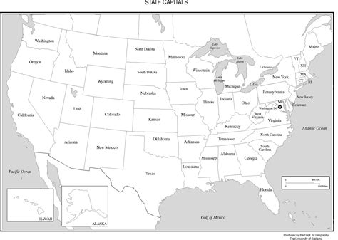 Free Printable Map Of Us