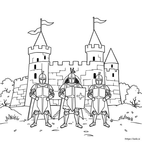 Free Printable Medieval Coloring Pages For Adults Only