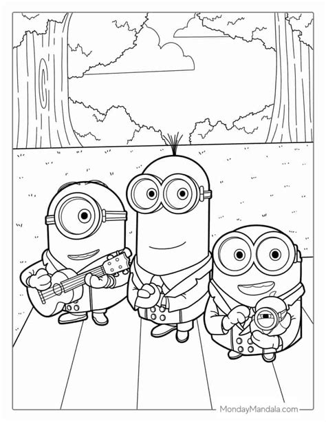 Free Printable Minion Coloring Sheets