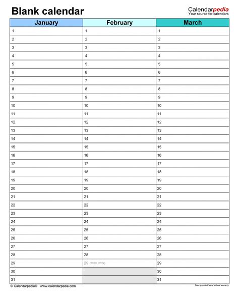 Free Printable Monthly Calendar Weekdays Only