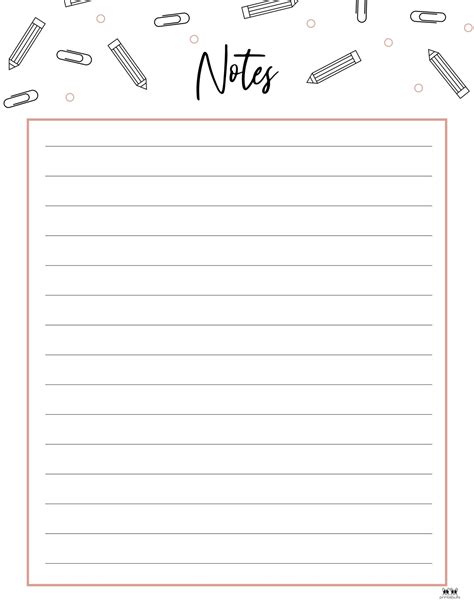 Free Printable Notes