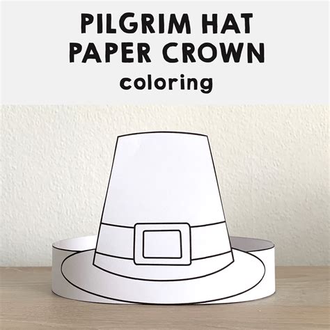 Free Printable Pilgrim Hat Template