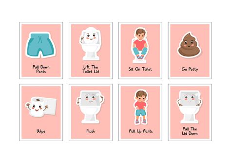 Free Printable Potty Training Visual Schedule