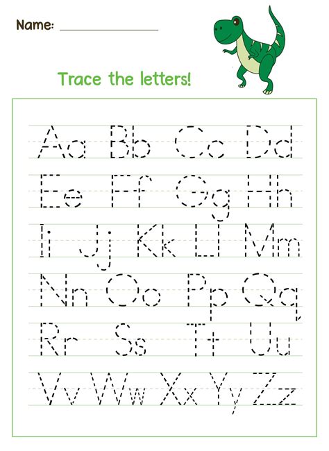 Free Printable Preschool Worksheets Letters