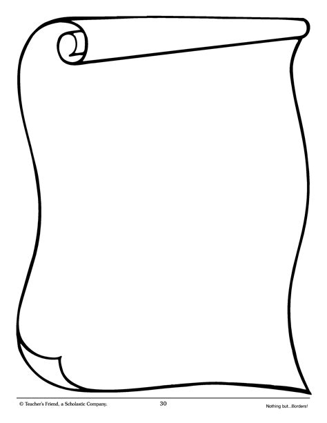 Free Printable Scroll