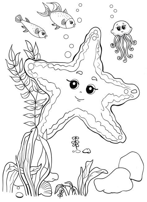 Free Printable Sea Life Coloring Pages