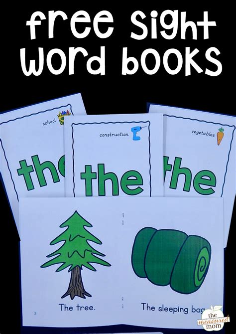 Free Printable Sight Word Books For Kindergarten