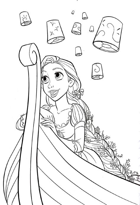 Free Printable Tangled Coloring Pages