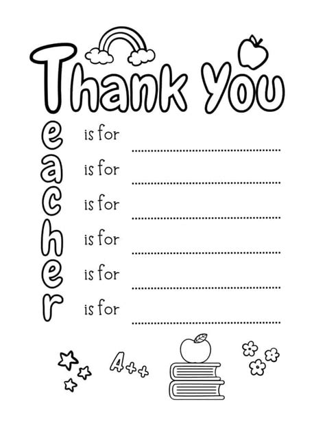 Free Printable Teacher