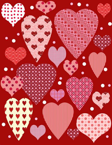 Free Printable Valentine Scrapbook Paper