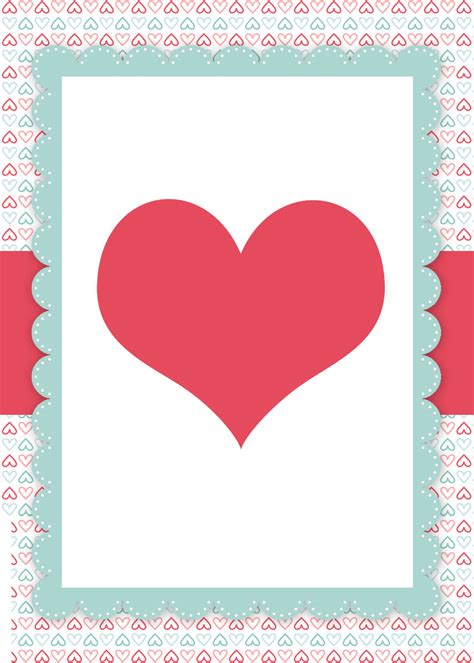 Free Printable Valentine Template